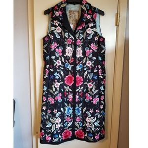 Biya Johnny Was Embroidered Coat Altered